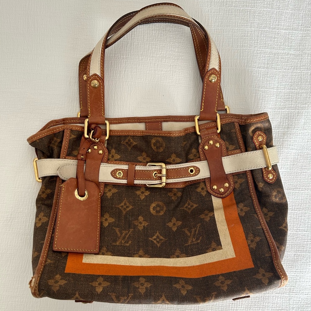 Louis Vuitton Rayures Tisse Sac PM